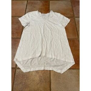 Wilt lace v neck hi low tee